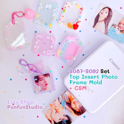 S087-S092 Set Mold / Top Insert Photo Frame Mold + CSM / Photo Frame Mold / Silicone Mold