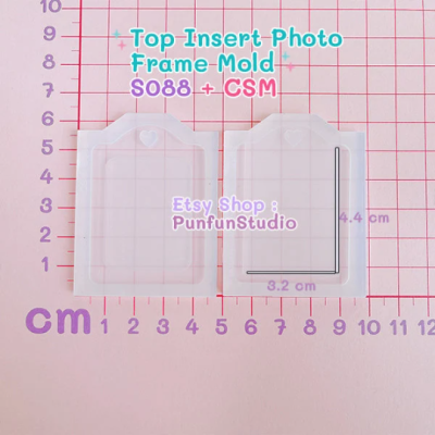 S087-S092 Set Mold / Top Insert Photo Frame Mold + CSM / Photo Frame Mold / Silicone Mold
