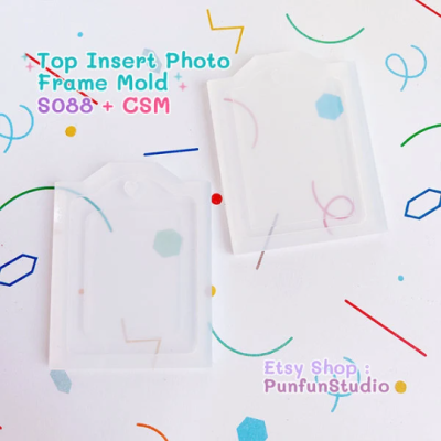 S087-S092 Set Mold / Top Insert Photo Frame Mold + CSM / Photo Frame Mold / Silicone Mold