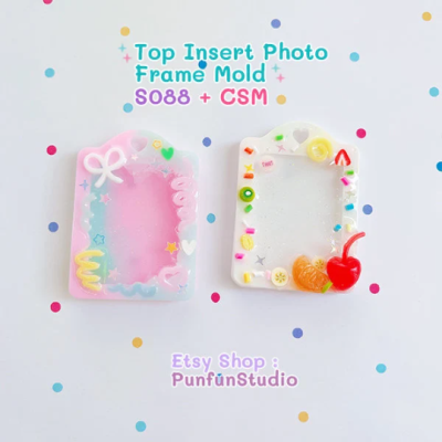 S087-S092 Set Mold / Top Insert Photo Frame Mold + CSM / Photo Frame Mold / Silicone Mold