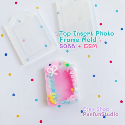 S087-S092 Set Mold / Top Insert Photo Frame Mold + CSM / Photo Frame Mold / Silicone Mold