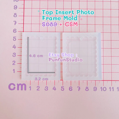 S087-S092 Set Mold / Top Insert Photo Frame Mold + CSM / Photo Frame Mold / Silicone Mold