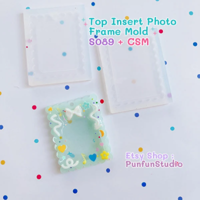S087-S092 Set Mold / Top Insert Photo Frame Mold + CSM / Photo Frame Mold / Silicone Mold