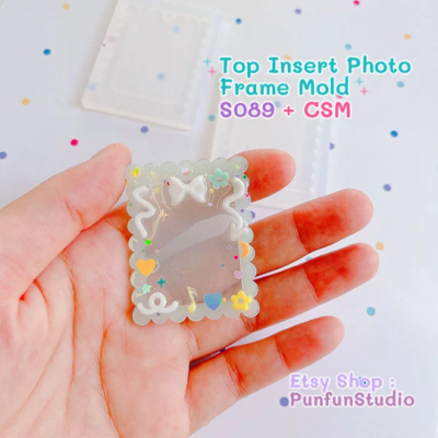 S087-S092 Set Mold / Top Insert Photo Frame Mold + CSM / Photo Frame Mold / Silicone Mold