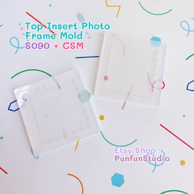 S087-S092 Set Mold / Top Insert Photo Frame Mold + CSM / Photo Frame Mold / Silicone Mold