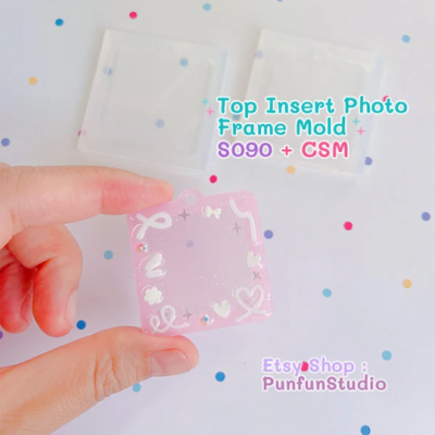 S087-S092 Set Mold / Top Insert Photo Frame Mold + CSM / Photo Frame Mold / Silicone Mold