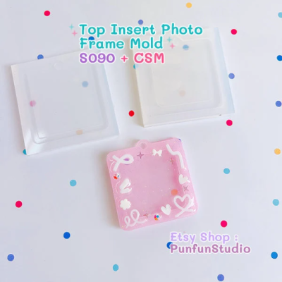 S087-S092 Set Mold / Top Insert Photo Frame Mold + CSM / Photo Frame Mold / Silicone Mold