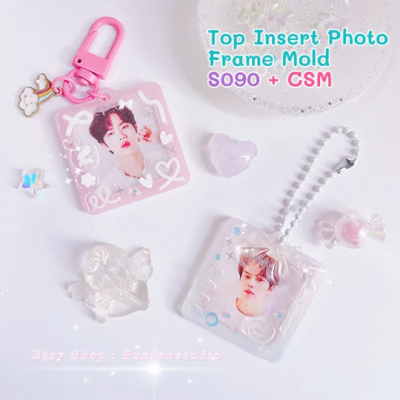 S087-S092 Set Mold / Top Insert Photo Frame Mold + CSM / Photo Frame Mold / Silicone Mold