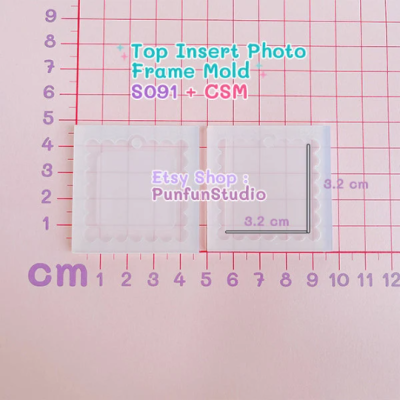 S087-S092 Set Mold / Top Insert Photo Frame Mold + CSM / Photo Frame Mold / Silicone Mold