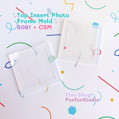 S087-S092 Set Mold / Top Insert Photo Frame Mold + CSM / Photo Frame Mold / Silicone Mold
