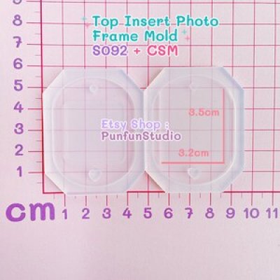 S087-S092 Set Mold / Top Insert Photo Frame Mold + CSM / Photo Frame Mold / Silicone Mold