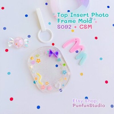 S087-S092 Set Mold / Top Insert Photo Frame Mold + CSM / Photo Frame Mold / Silicone Mold