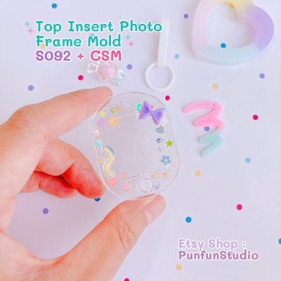 S087-S092 Set Mold / Top Insert Photo Frame Mold + CSM / Photo Frame Mold / Silicone Mold