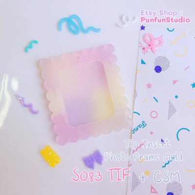 S083 TIF + CSM Top Insert Photo Frame Mold / Photo Frame Mold / Silicone Mold
