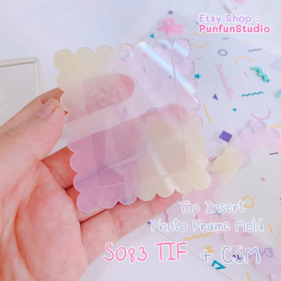 S083 TIF + CSM Top Insert Photo Frame Mold / Photo Frame Mold / Silicone Mold