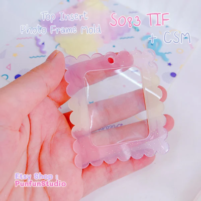 S083 TIF + CSM Top Insert Photo Frame Mold / Photo Frame Mold / Silicone Mold
