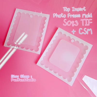 S083 TIF + CSM Top Insert Photo Frame Mold / Photo Frame Mold / Silicone Mold