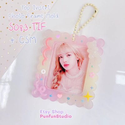 S083 TIF + CSM Top Insert Photo Frame Mold / Photo Frame Mold / Silicone Mold