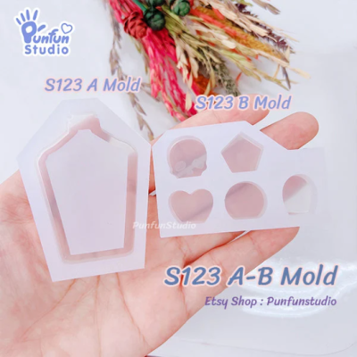 S123 A-B Perfume Bottle Shaker Mold , CSM S123 / Cover Sheet Mold  / Silicone Mold