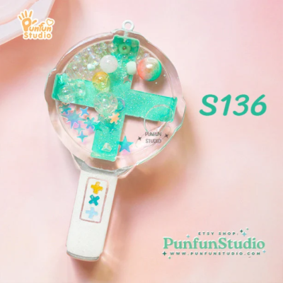 S136 TXT Lightstick Shaker Mold , CSM S136 / Lightstick / Cover Sheet Mold /  Silicone Mold