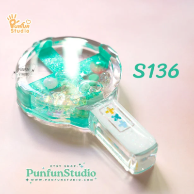 S136 TXT Lightstick Shaker Mold , CSM S136 / Lightstick / Cover Sheet Mold /  Silicone Mold