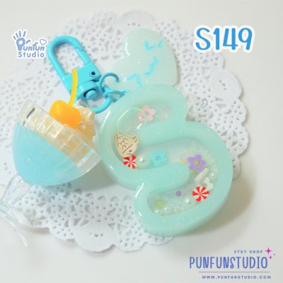 S131-156 Mold  / Alphabet Shaker Mold / A-Z 26 pieces / Silicone Mold