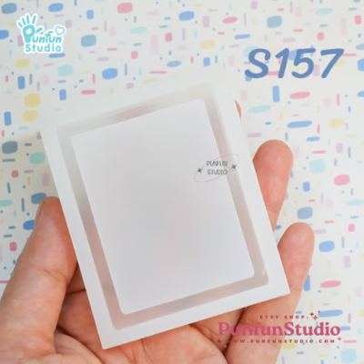 S157 Rectangle Shaker Mold, CSM S157 / Cover Sheet Mold  resin Mold / Silicone Mold