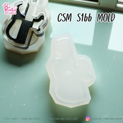 S166 The Rose Lightstick Shaker Mold, CSM S166 / K-POP / Silicone Mold
