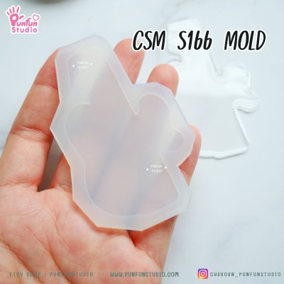 S166 The Rose Lightstick Shaker Mold, CSM S166 / K-POP / Silicone Mold