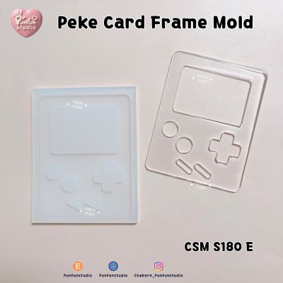 S180 Peke Card Frame Mold / Top Insert Card Frame Mold / Card Frame Mold / Silicone Mold