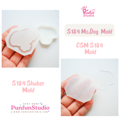 Mr. & MS. Pet Shaker Mold S181, 182, 183, 184, 185, 186 / Shaker Mold + Cover Mold / Silicone Mold