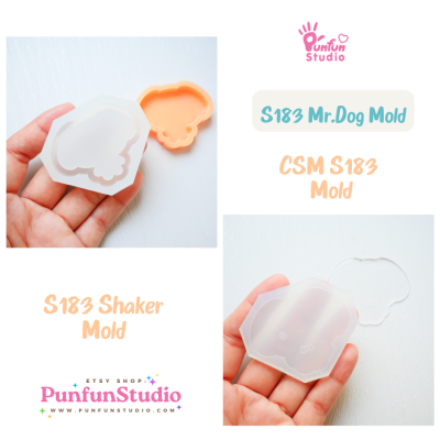Mr. & MS. Pet Shaker Mold S181, 182, 183, 184, 185, 186 / Shaker Mold + Cover Mold / Silicone Mold