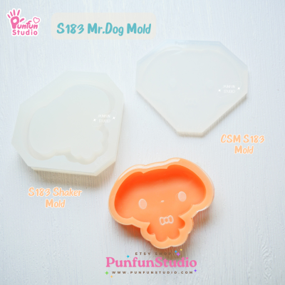 Mr. & MS. Pet Shaker Mold S181, 182, 183, 184, 185, 186 / Shaker Mold + Cover Mold / Silicone Mold