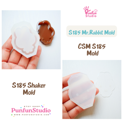 Mr. & MS. Pet Shaker Mold S181, 182, 183, 184, 185, 186 / Shaker Mold + Cover Mold / Silicone Mold