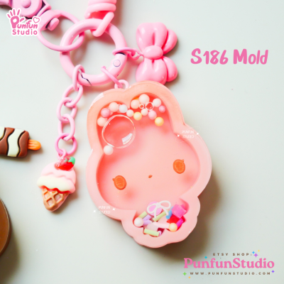 Mr. & MS. Pet Shaker Mold S181, 182, 183, 184, 185, 186 / Shaker Mold + Cover Mold / Silicone Mold