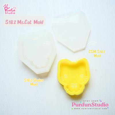 Mr. & MS. Pet Shaker Mold S181, 182, 183, 184, 185, 186 / Shaker Mold + Cover Mold / Silicone Mold