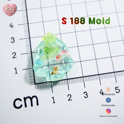 S188-192 Christmas Mini Shaker Mold , DDD 86 Mold / Christmas Mold / Silicone Mold