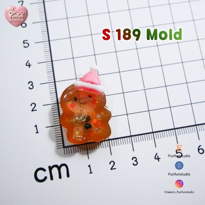 S188-192 Christmas Mini Shaker Mold , DDD 86 Mold / Christmas Mold / Silicone Mold