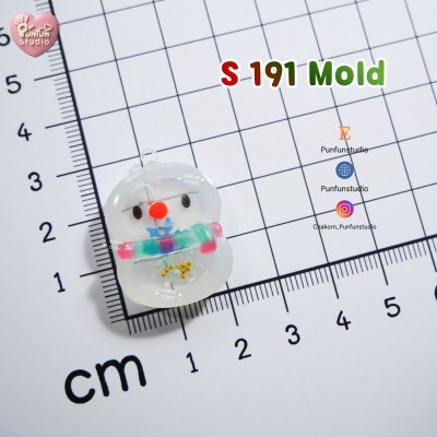 S188-192 Christmas Mini Shaker Mold , DDD 86 Mold / Christmas Mold / Silicone Mold