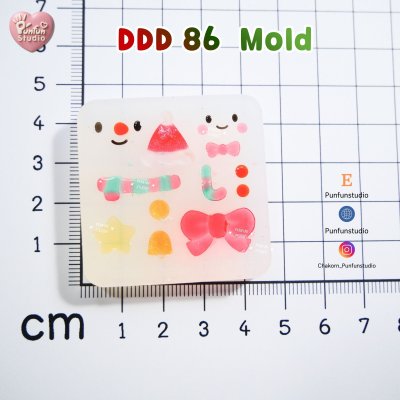 S188-192 Christmas Mini Shaker Mold , DDD 86 Mold / Christmas Mold / Silicone Mold