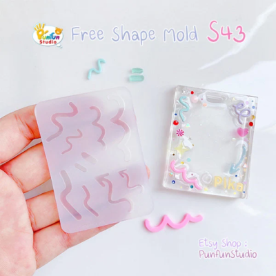 S43 Free Shape Mold / Free Shape Mold / Silicone Mold