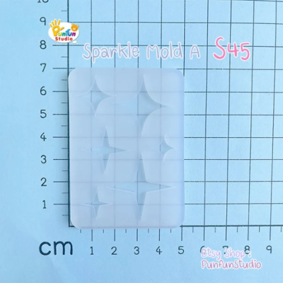 S45 Sparkle Mold A / Free Shape Mold / Silicone Mold