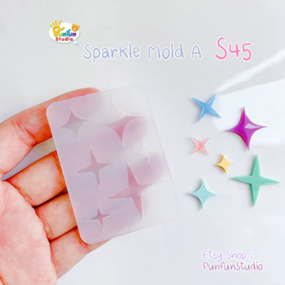 S45 Sparkle Mold A / Free Shape Mold / Silicone Mold