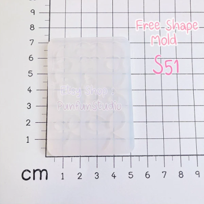 S51-53 Free Shape Mold  / Free Shape Mold / Silicone Mold