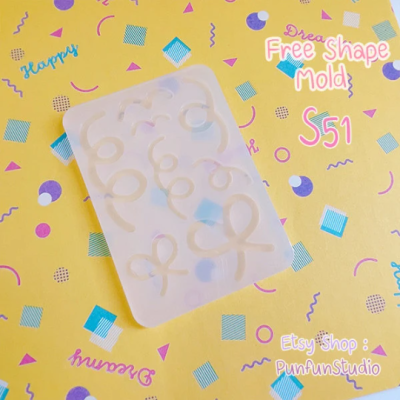 S51-53 Free Shape Mold  / Free Shape Mold / Silicone Mold