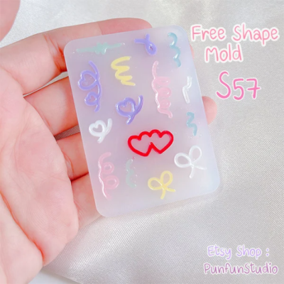 S56-58 Free Shape Mold / Free Shape Mold / Silicone Mold
