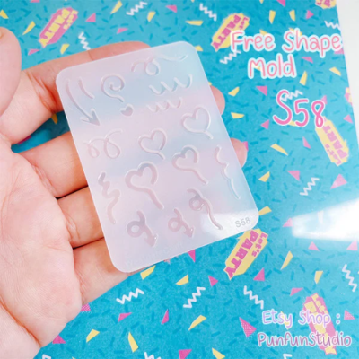 S56-58 Free Shape Mold / Free Shape Mold / Silicone Mold