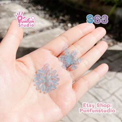 S63 Snowflakes Mold / Silicone Mold
