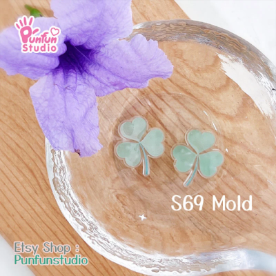 S69 Three & Four Leaf Clover Mold / UV resin mold / Silicone Mold