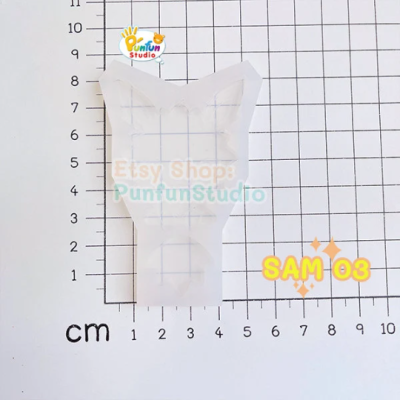 SAM 01-09 Eev Evo Mold Set / Shiny Anime Mold / 9 Molds + glitter / Silicone Mold